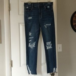AE super hi-rise jeggings